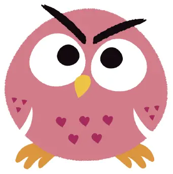 フクロウキャラクター