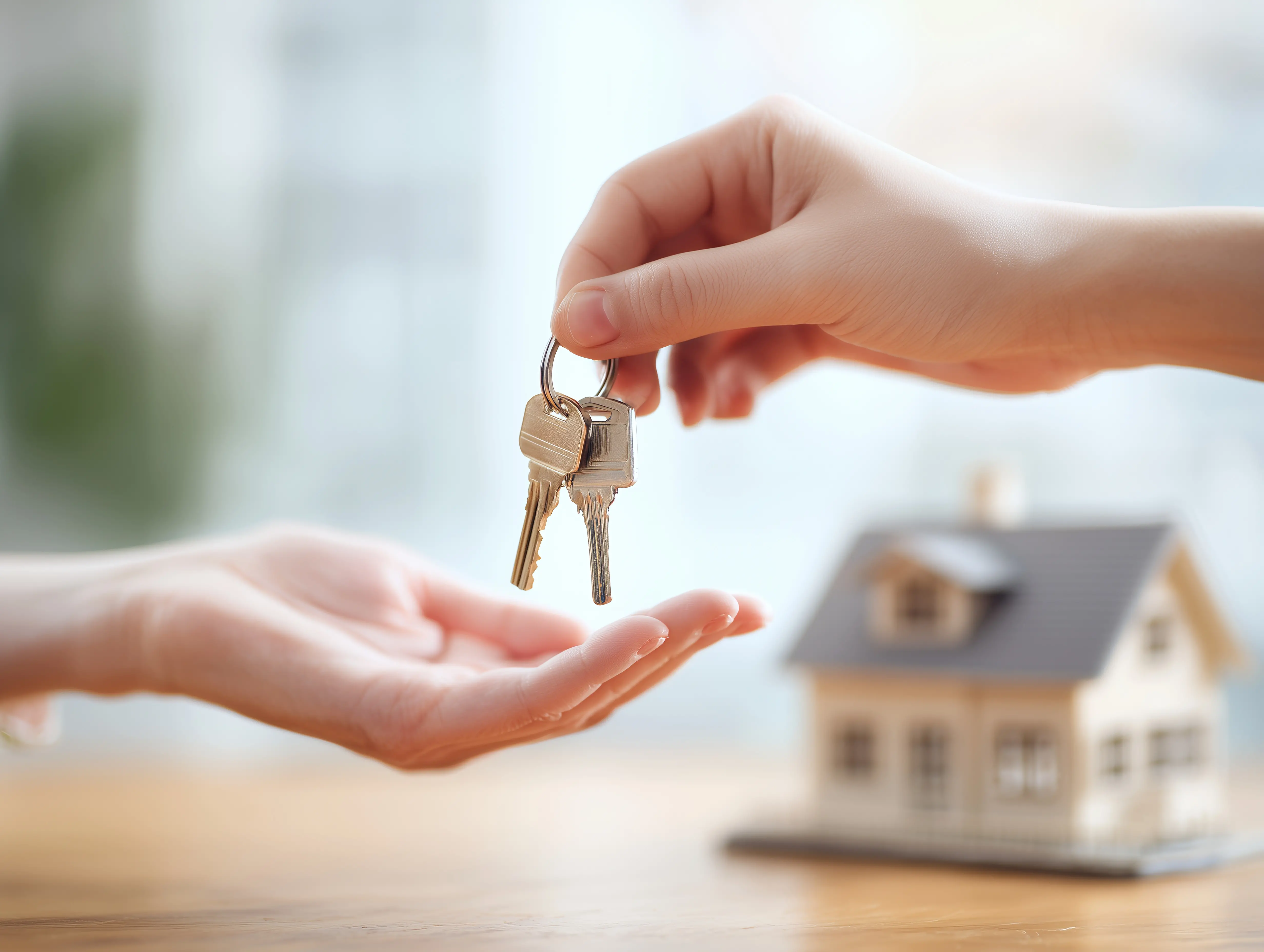 物件を引き渡すイメージ