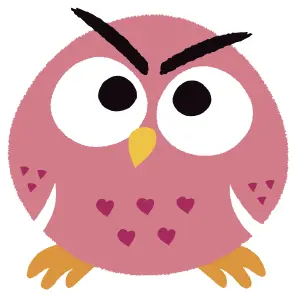 フクロウのマスコット