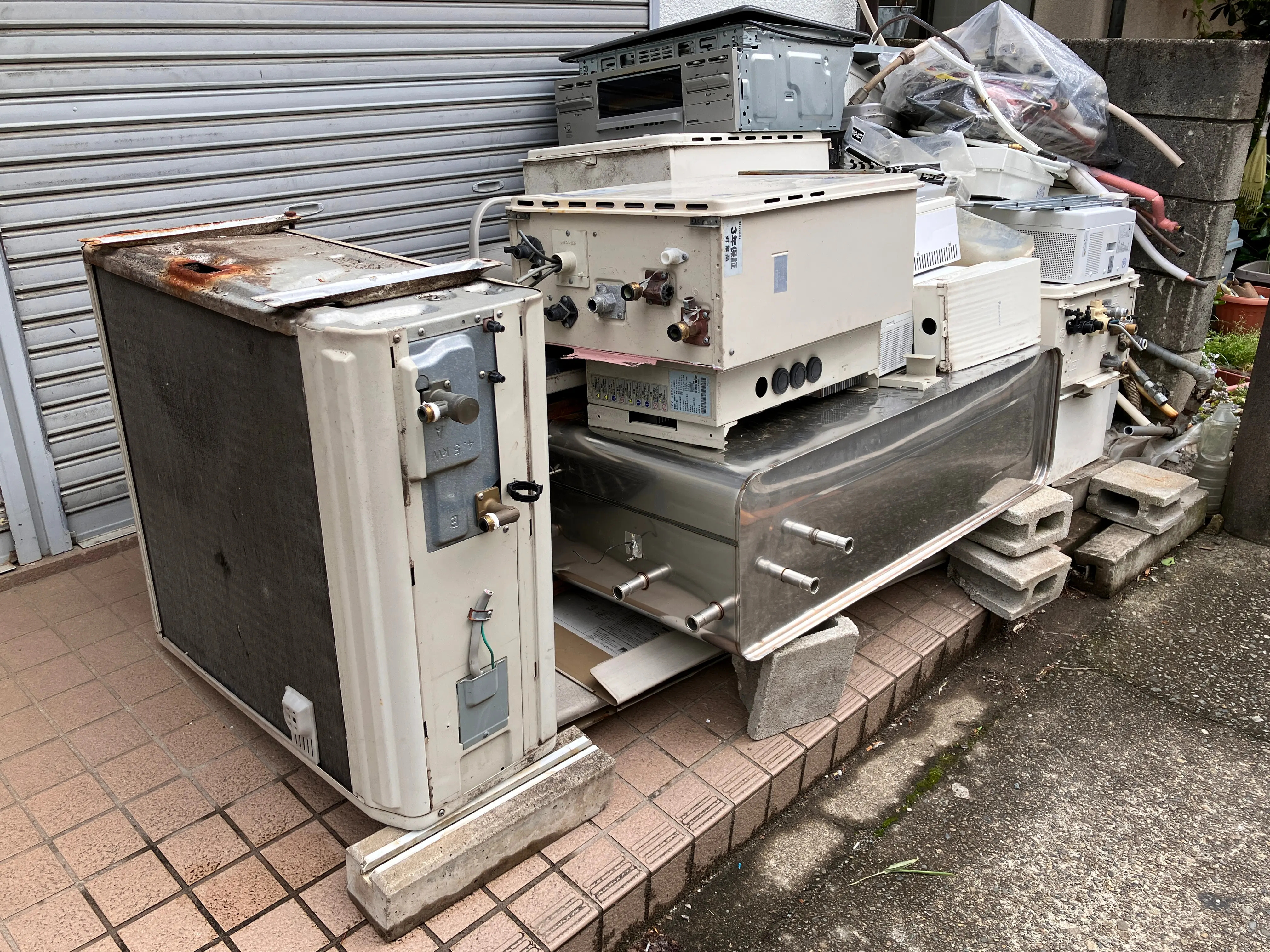 リユース回収の様子